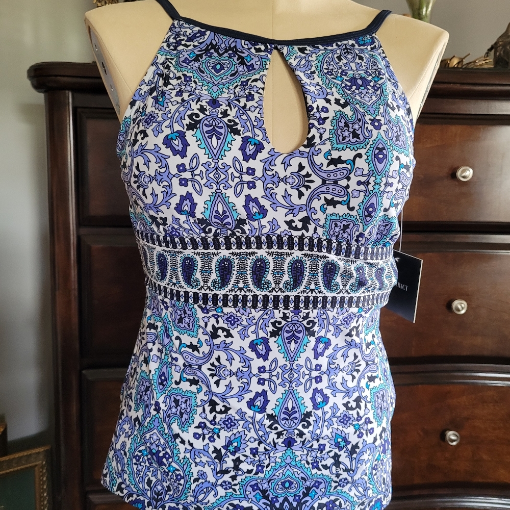 Ellen Tracy Swim Top